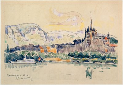 Geneva, 1919 by Paul Signac